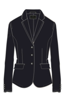 Cavalleria Toscana Riding Jacket with Micro Print Lining Navy Blue Cavalleria Toscana Riding Jacket with Micro Print Lining Navy Blue