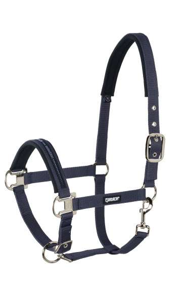 Esakadron Headcollar Pin Buckle Navy Blue Esakadron Headcollar Pin Buckle Navy Blue