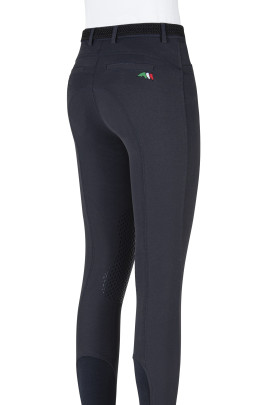 Equiline Junior Girl's Knee Grip Riding Breeches Jinak, kinderbroek blauw Equiline Junior Girl's Knee Grip Riding Breeches Jinak, kinderbroek blauw