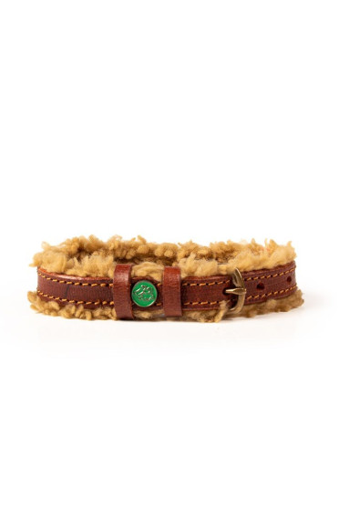 DWAM Indi Moon Leather DWAM Indi Moon Dog Collar with nice golden pearls DWAM Indi Moon Leather DWAM Indi Moon Dog Collar with nice golden pearls