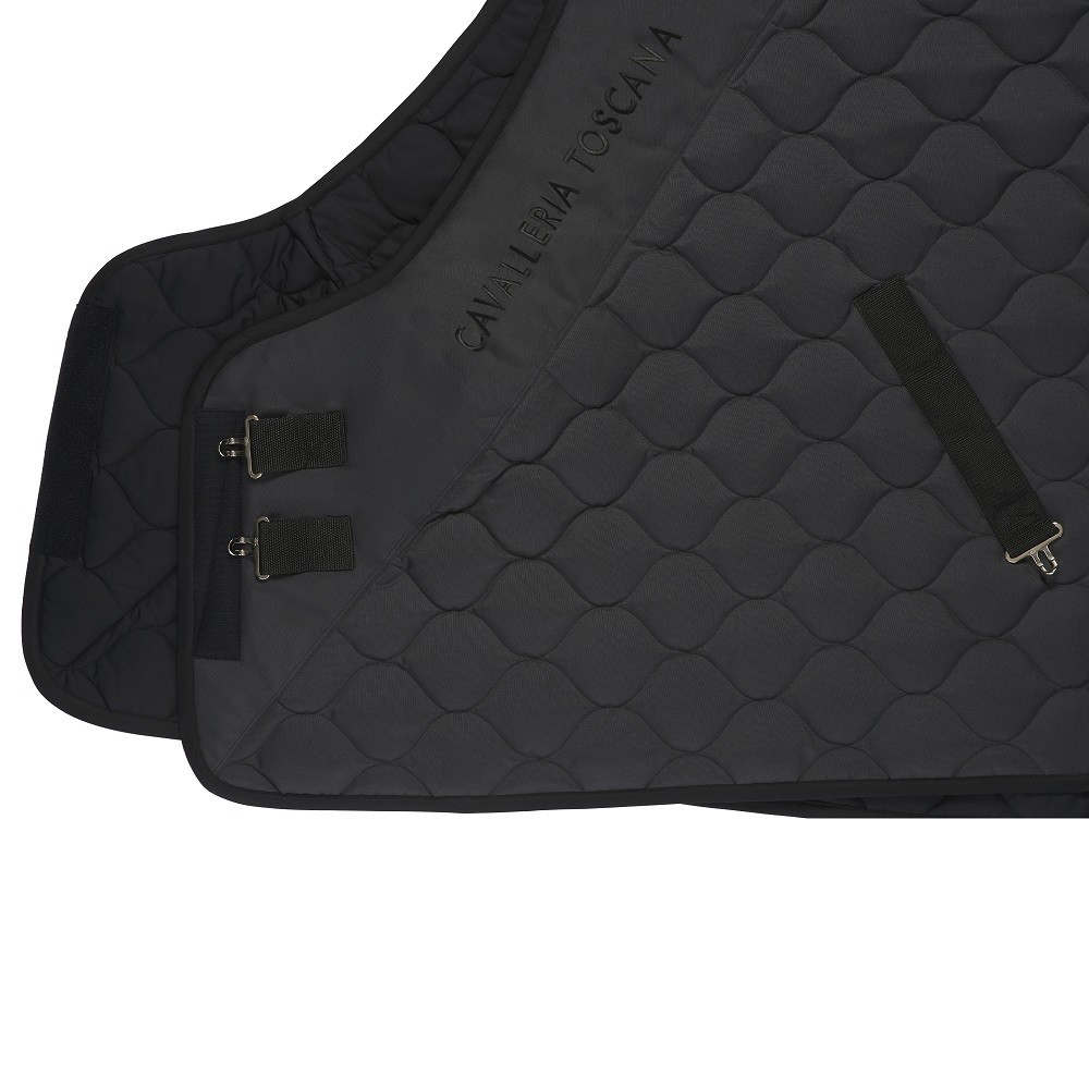 Cavalleria Toscana Quilted Stable Rug Black Cavalleria Toscana Quilted Stable Rug Black