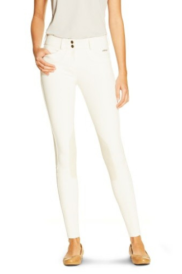 Ridershouse, Ariat Olympia Knee Patch Alcantara Breeches White Ridershouse, Ariat Olympia Knee Patch Alcantara Breeches White