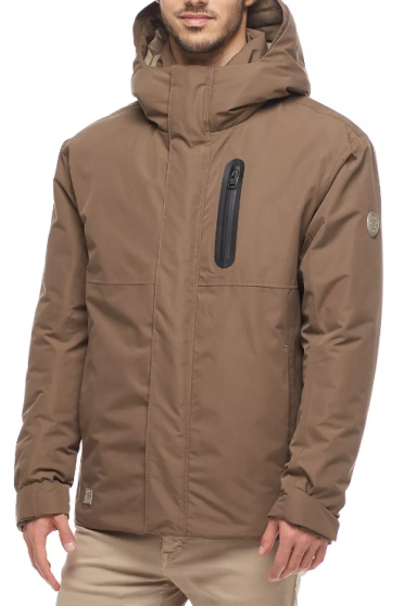 Ragwear Harucy Men's Winter Jacket, in een mooie Kakie kleur Waterdicht Ragwear Harucy Men's Winter Jacket, in een mooie Kakie kleur Waterdicht