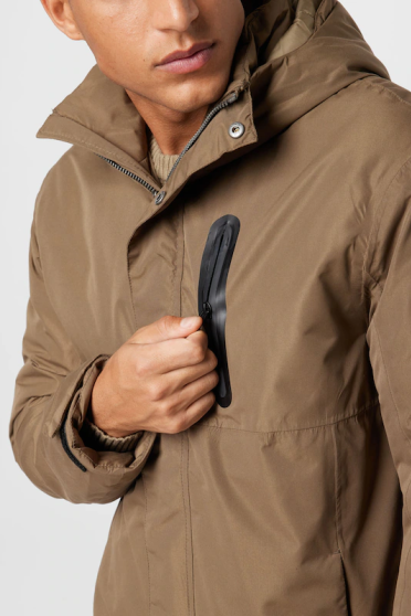 Ragwear Harucy Men's Winter Jacket, in een mooie Kakie kleur Waterdicht Ragwear Harucy Men's Winter Jacket, in een mooie Kakie kleur Waterdicht