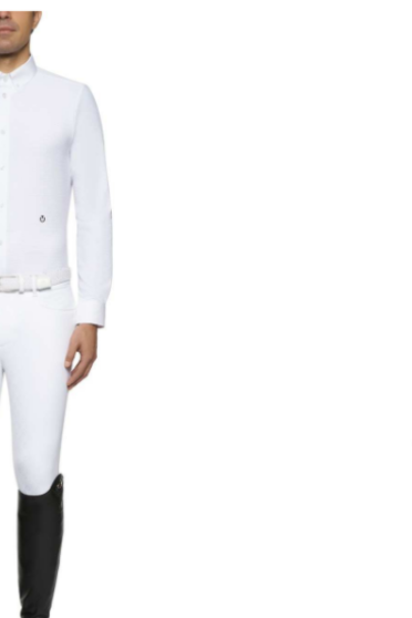 Cavalleria Toscana Wedstrijdshirt Guibert Shirt lange mouw wit, zeer ademend. Cavalleria Toscana Wedstrijdshirt Guibert Shirt lange mouw wit, zeer ademend.