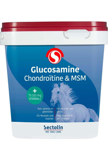 Sectolin Glucosamine, Chondroïtine & MSM 1 Kg, wat nutritionele ondersteuning geeft aan gewrichten en spieren Sectolin Glucosamine, Chondroïtine & MSM 1 Kg, wat nutritionele ondersteuning geeft aan gewrichten en spieren