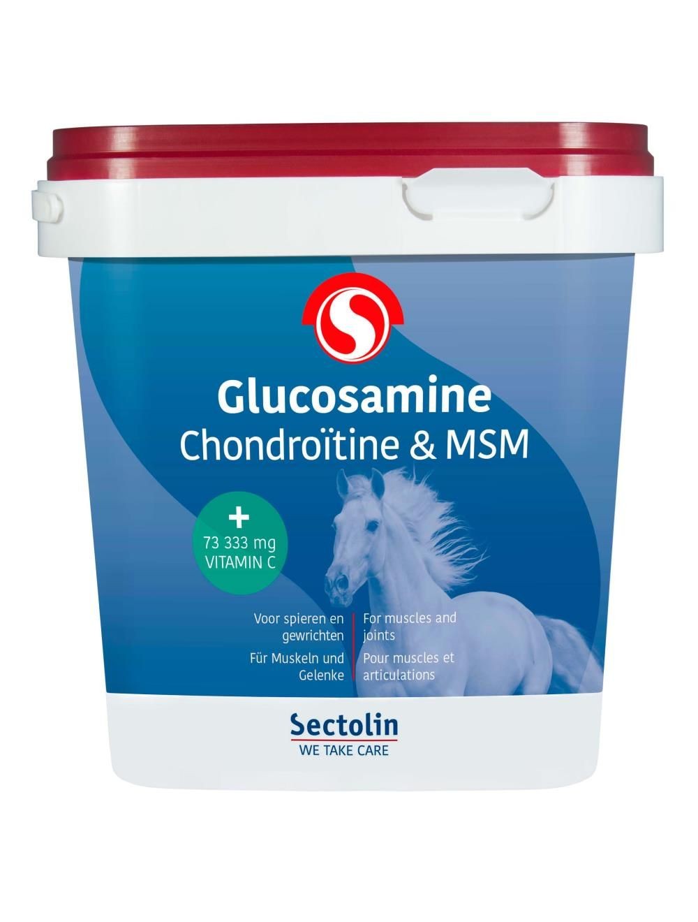 Sectolin Glucosamine, Chondroïtine & MSM 1 Kg, wat nutritionele ondersteuning geeft aan gewrichten en spieren Sectolin Glucosamine, Chondroïtine & MSM 1 Kg, wat nutritionele ondersteuning geeft aan gewrichten en spieren