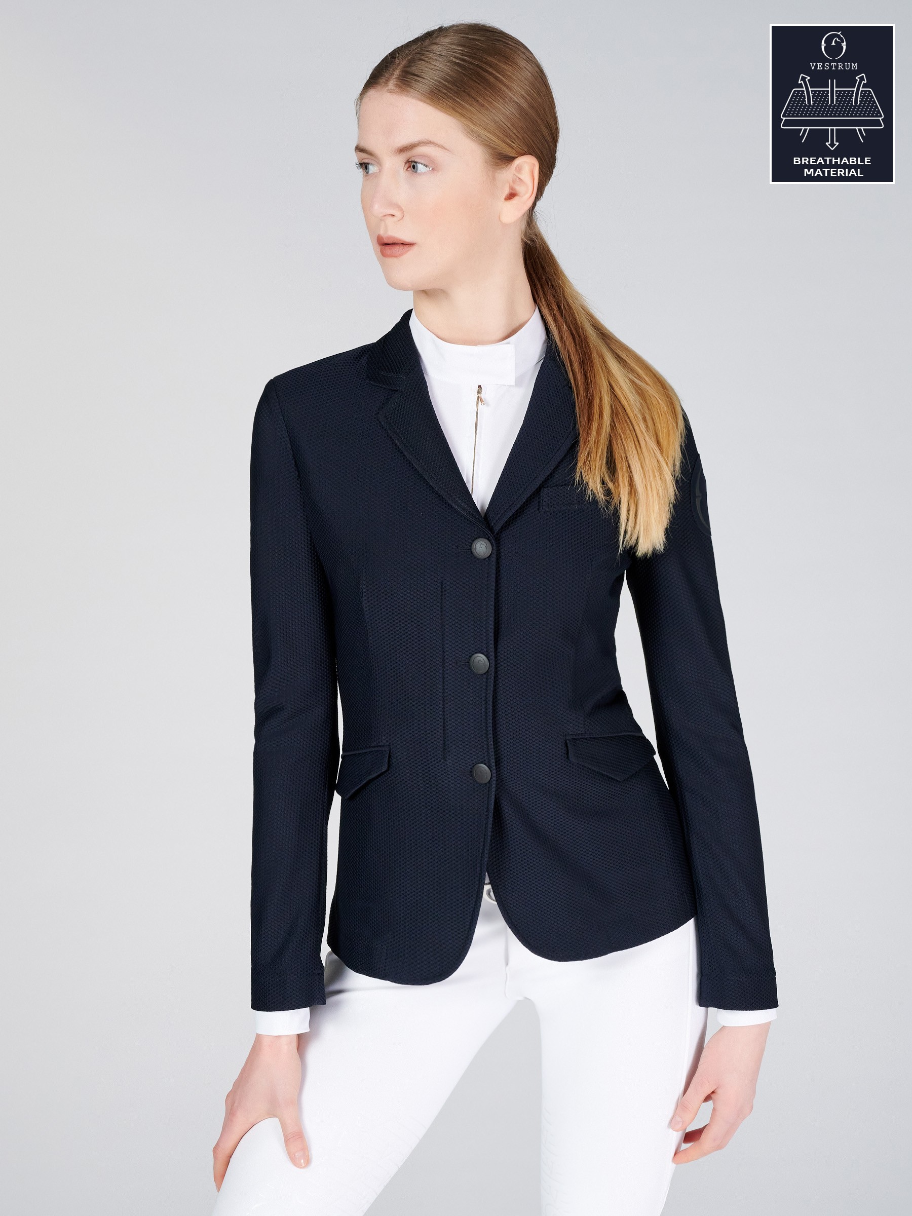 Vestrum Competition Riding Jacket Valencia Sand, heerlijk luctig zomerwedstrijd jasje Vestrum Competition Riding Jacket Valencia Sand, heerlijk luctig zomerwedstrijd jasje
