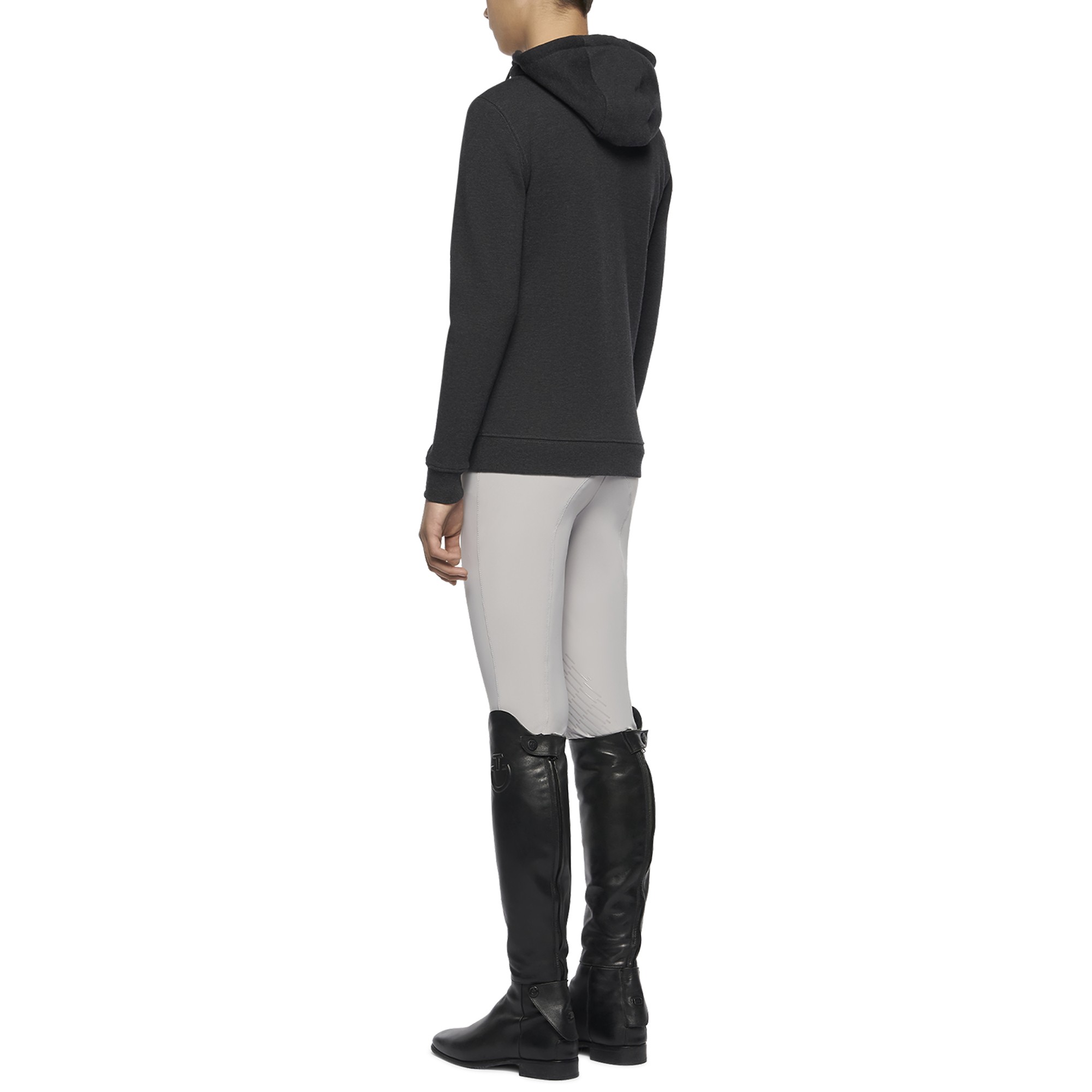 Train Hard Ride Easy Hooded Zip Dark Grey Cavalleria Toscana Train Hard Ride Easy Hooded Zip Dark Grey Cavalleria Toscana