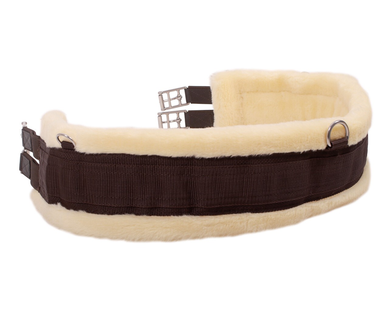 QPH Sheepskin Girth Brown, Perfect for training and young Horses QPH Sheepskin Girth Brown, Perfect for training and young Horses