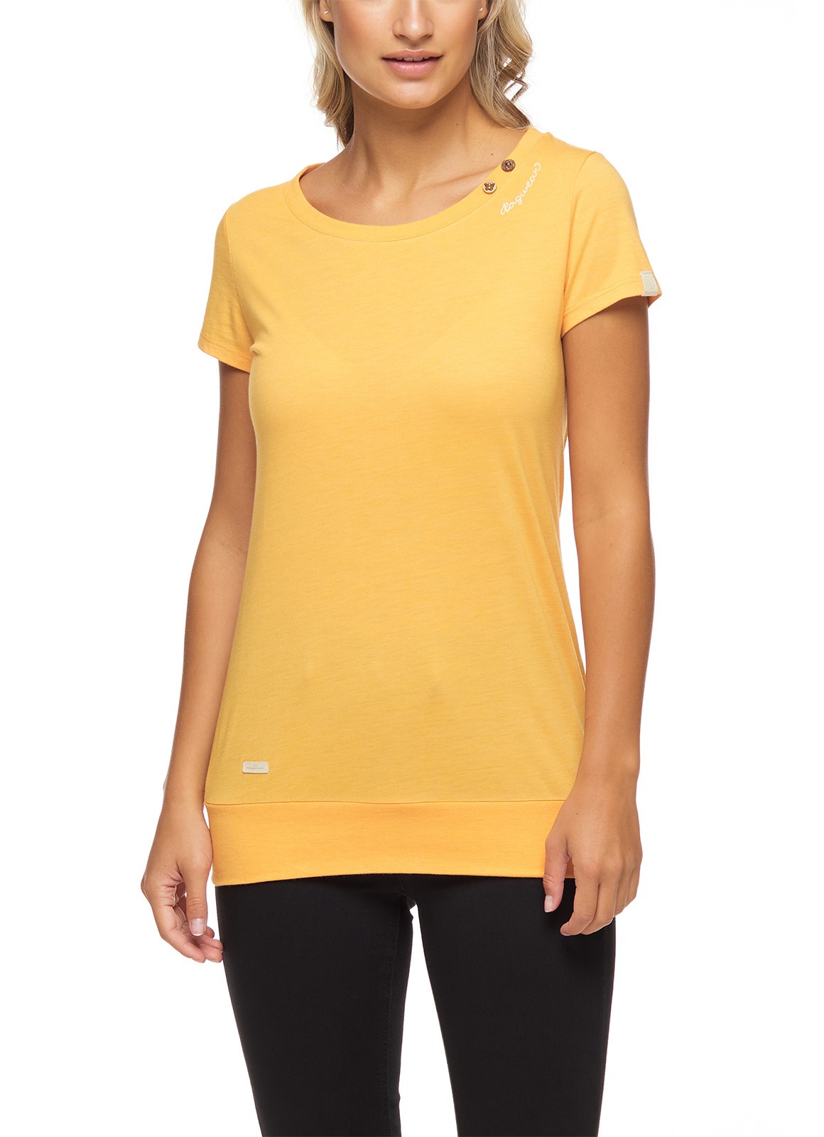 Ragwear Women's T-shirt Lesly Yellow Ragwear Women's T-shirt Lesly Yellow