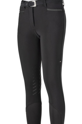 Women's Riding Breeches Knee Grip Caltek Zwart