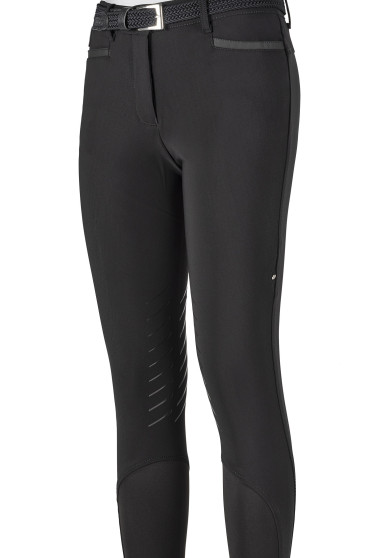 Women's Riding Breeches Knee Grip Caltek Zwart Women's Riding Breeches Knee Grip Caltek Zwart