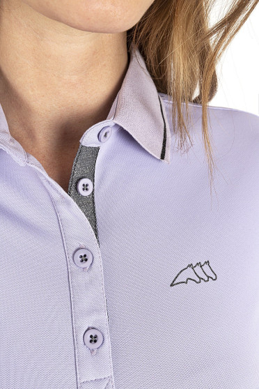 Equiline Dames Polo Gretig Lilac Equiline Dames Polo Gretig Lilac