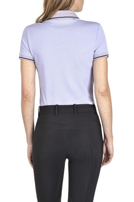 Equiline Dames Polo Gretig Lilac Equiline Dames Polo Gretig Lilac