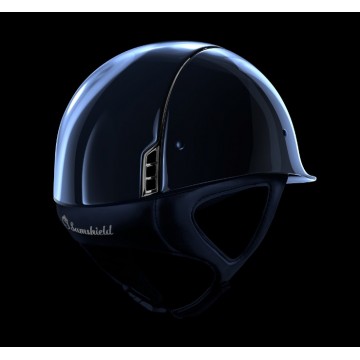Samshield Helmet Glossy + Top Glossy + Black Chroom