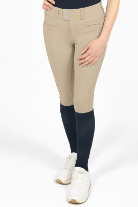 Samshield Women's Riding Breeches Clara Knee Grip Sand