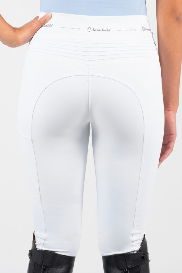 Ridershouse: Samshield Rijbroek Alpha Knee Grip - White Tone To Tone Ridershouse: Samshield Rijbroek Alpha Knee Grip - White Tone To Tone