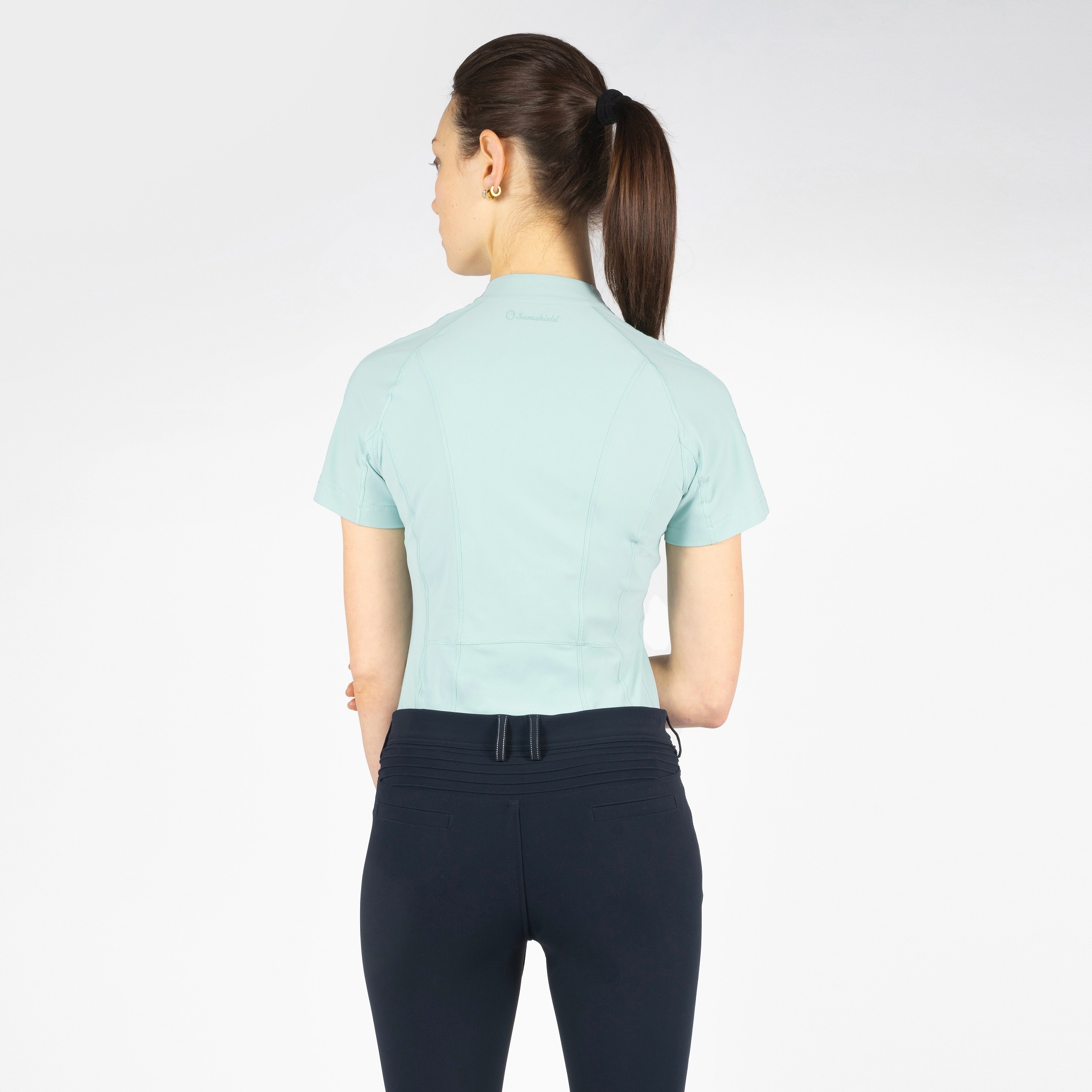 Samshield Eva Dames Trainings Polo Sea Green Samshield Eva Dames Trainings Polo Sea Green