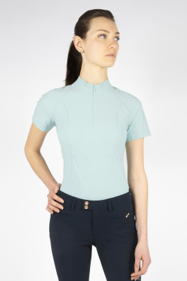Samshield Eva Dames Trainings Polo Sea Green