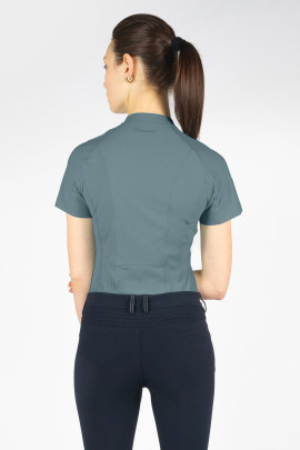 Samshield Eva Dames Trainings Polo Steel Grey Samshield Eva Dames Trainings Polo Steel Grey