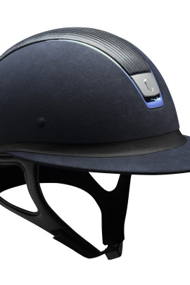 Samshield Cap Miss Shield Premium Blauw + Top leer + Band Leer + Chrome Blauw Samshield Cap Miss Shield Premium Blauw + Top leer + Band Leer + Chrome Blauw