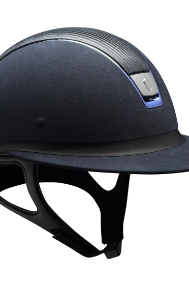 Samshield Cap Miss Shield Premium Blauw + Top leer + Band Leer + Chrome Blauw Samshield Cap Miss Shield Premium Blauw + Top leer + Band Leer + Chrome Blauw