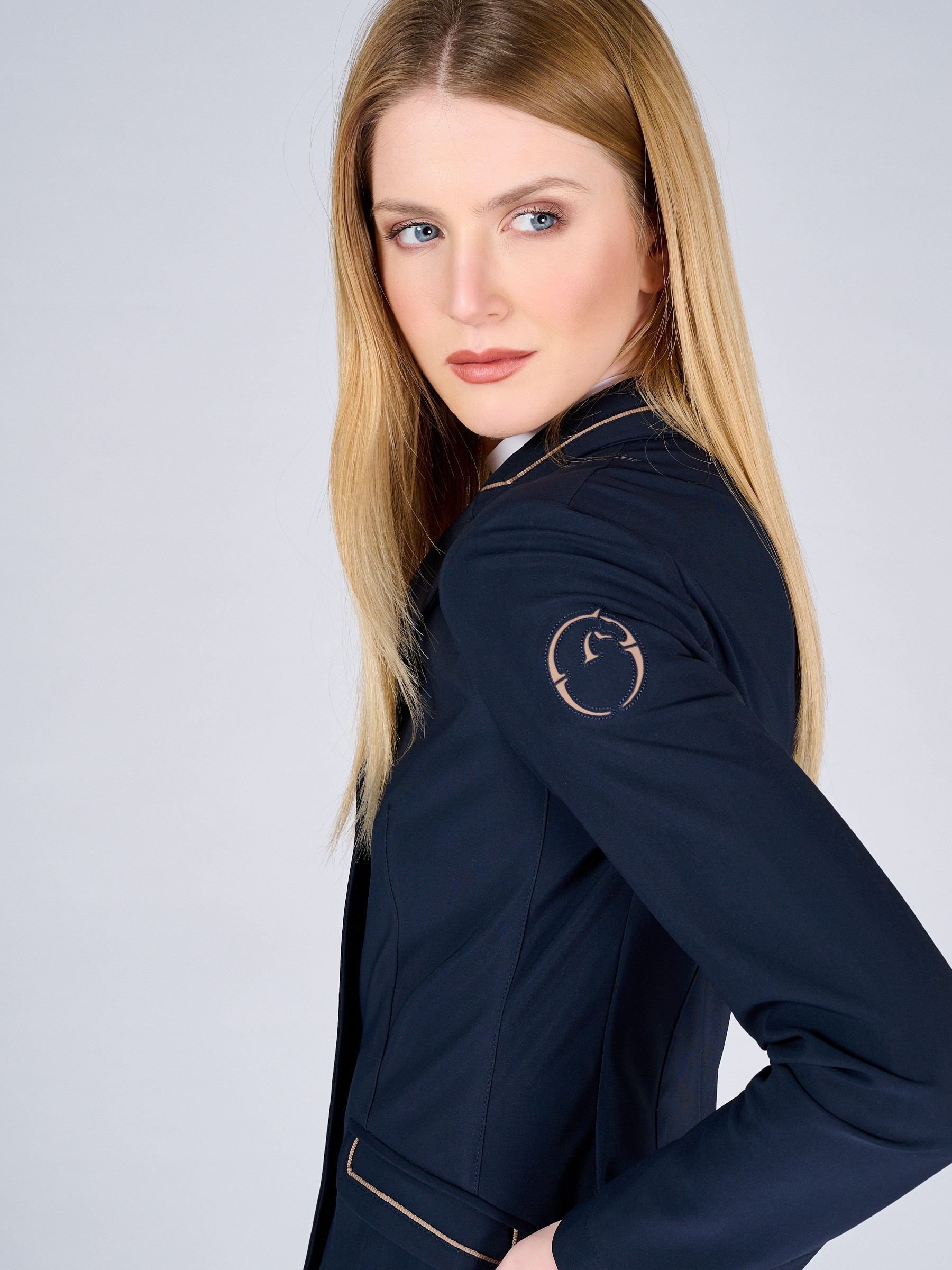 Women's Competition Jacket Kyoto Blue Navy - Bright Blue Vestrum Women's Competition Jacket Kyoto Blue Navy - Bright Blue Vestrum