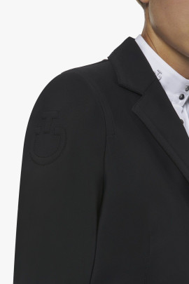 Cavalleria Toscana Riding Jacket with Micro Print Lining Navy Blue Cavalleria Toscana Riding Jacket with Micro Print Lining Navy Blue