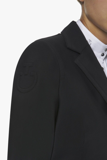Cavalleria Toscana Riding Jacket with Micro Print Lining Navy Blue Cavalleria Toscana Riding Jacket with Micro Print Lining Navy Blue