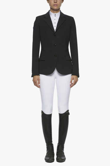 Cavalleria Toscana Riding Jacket with Micro Print Lining Navy Blue Cavalleria Toscana Riding Jacket with Micro Print Lining Navy Blue