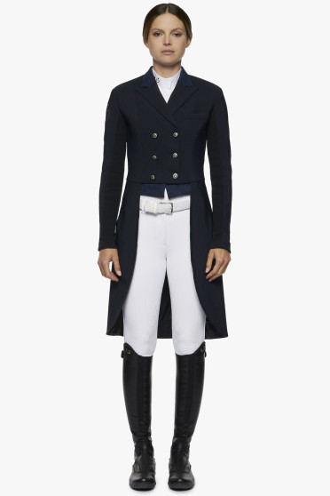 Cavalleria Toscana Tecn Knit Tailcoat Donkerblauw, ook leverbaar in zwart. Cavalleria Toscana Tecn Knit Tailcoat Donkerblauw, ook leverbaar in zwart.