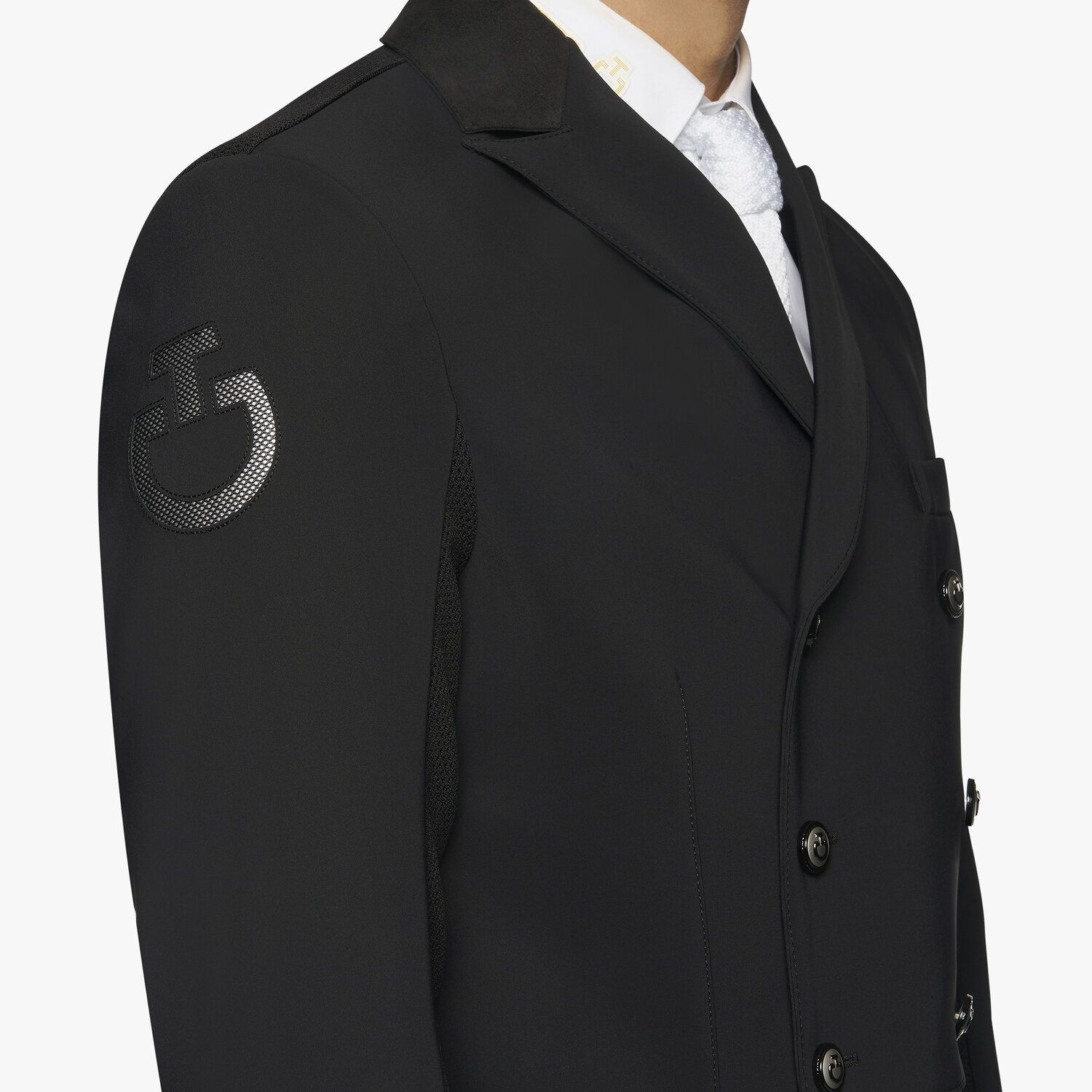 Cavalleria Toscana Tecn Knit Tailcoat Zwart, voor mannen Cavalleria Toscana Tecn Knit Tailcoat Zwart, voor mannen