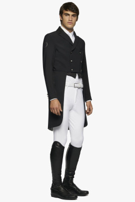 Cavalleria Toscana Tecn Knit Tailcoat Zwart, voor mannen Cavalleria Toscana Tecn Knit Tailcoat Zwart, voor mannen