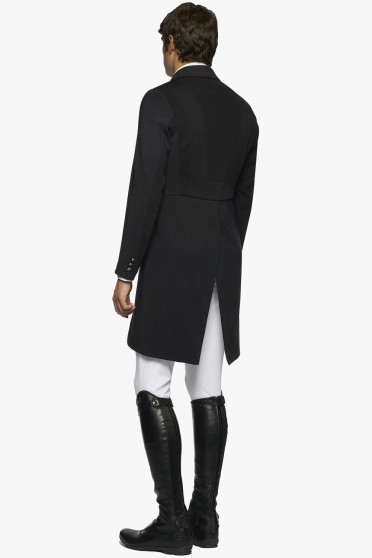 Cavalleria Toscana Tecn Knit Tailcoat Zwart, voor mannen Cavalleria Toscana Tecn Knit Tailcoat Zwart, voor mannen