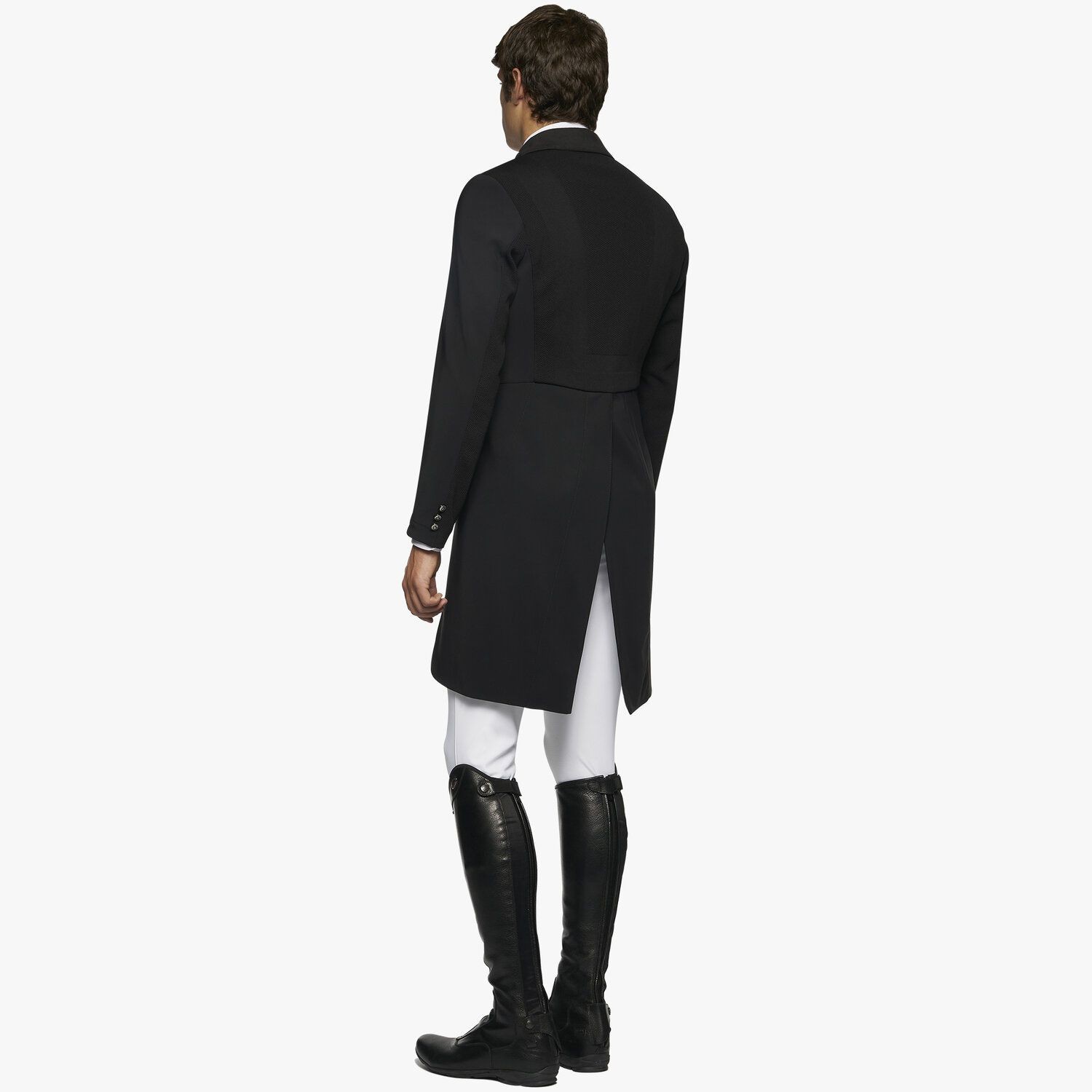 Cavalleria Toscana Tecn Knit Tailcoat Zwart, voor mannen Cavalleria Toscana Tecn Knit Tailcoat Zwart, voor mannen
