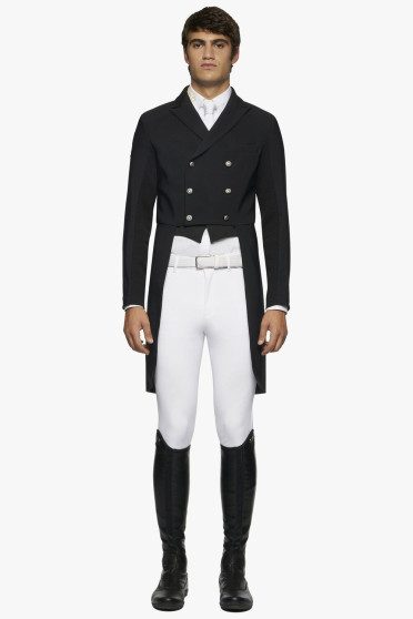 Cavalleria Toscana Tecn Knit Tailcoat Zwart, voor mannen Cavalleria Toscana Tecn Knit Tailcoat Zwart, voor mannen