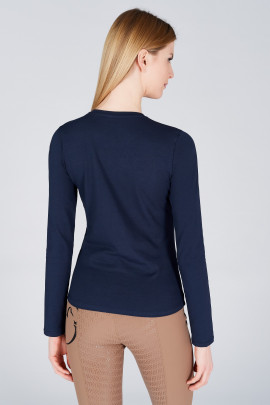 Vestrum Women's LS Shirt Taormina Optical Navy Blue Vestrum Women's LS Shirt Taormina Optical Navy Blue