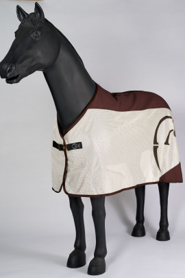 Vestrum Bergano Mesh Antifly Rug Brown - Beige