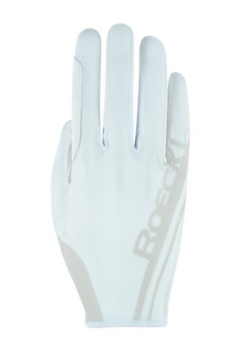 Roeckl MOYO Suntan Gloves. Gloves with micro-perforation material, perfect for the summer White