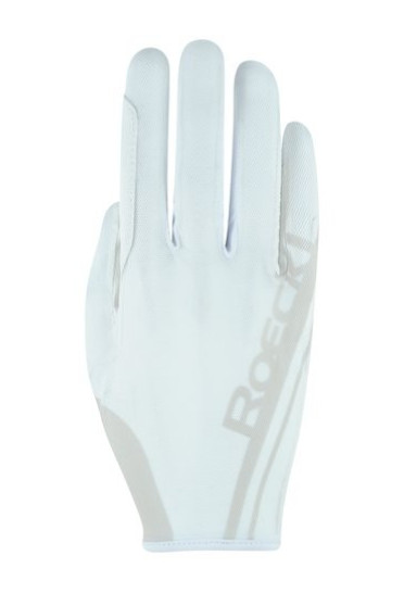 Roeckl MOYO Suntan Gloves. Gloves with micro-perforation material, perfect for the summer White Roeckl MOYO Suntan Gloves. Gloves with micro-perforation material, perfect for the summer White