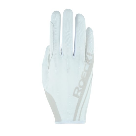 Roeckl MOYO Suntan Gloves. Gloves with micro-perforation material, perfect for the summer White Roeckl MOYO Suntan Gloves. Gloves with micro-perforation material, perfect for the summer White