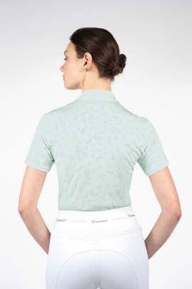 Samshield Wedstrijdshirt Louison in de kleur Sea Green, met korte Mouw Samshield Wedstrijdshirt Louison in de kleur Sea Green, met korte Mouw