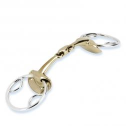 Stubben Golden Wings 4IN1 Snaffle Bit Double Broken Stubben Golden Wings 4IN1 Snaffle Bit Double Broken