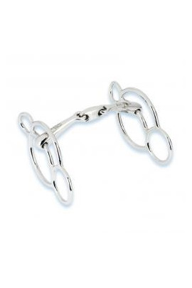 Stübben Easy Control 3 Ring Gag Double Broken Stübben Easy Control 3 Ring Gag Double Broken
