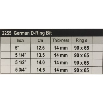 Stübben Easy Control Special German D-ring Bit Double Broken