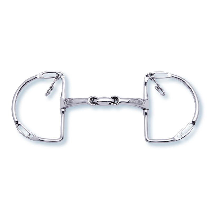 Stübben Easy Control Special Duits D-ring Bit Dubbel Gebroken Stübben Easy Control Special Duits D-ring Bit Dubbel Gebroken