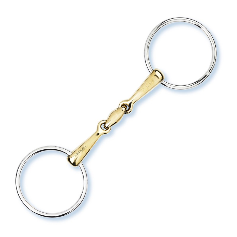 Stübben Sweet Copper Loose Ring Snaffle Double Broken14mm Stübben Sweet Copper Loose Ring Snaffle Double Broken14mm