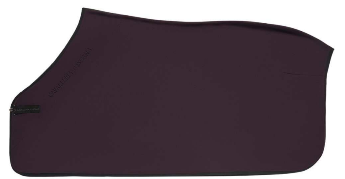Cavalleria Toscana CT Fleece Rug Wijn Rood - Zwart Cavalleria Toscana CT Fleece Rug Wijn Rood - Zwart