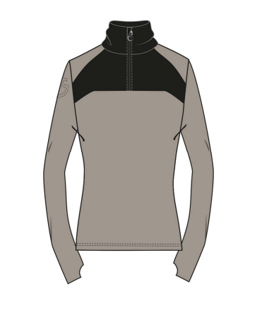 Tech Wool Half Zip Turtleneck Sand Cavalleria Toscana Tech Wool Half Zip Turtleneck Sand Cavalleria Toscana